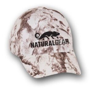 Natural Gear Hat‎ Snow Deluxe 6-Panel Logo Camo Adjustable Mens Cap OSFM NEW